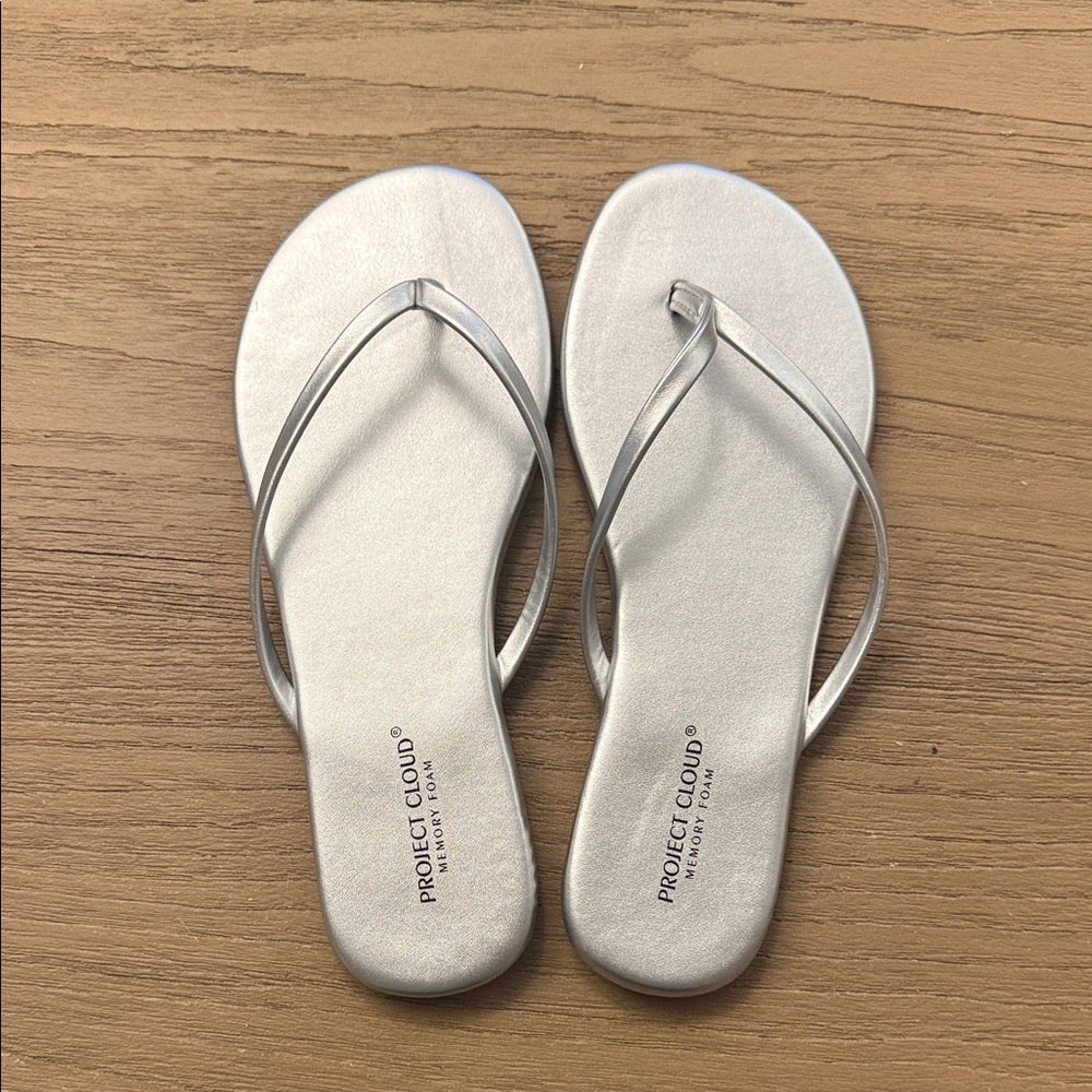 Project Cloud Women's Silver Sandals